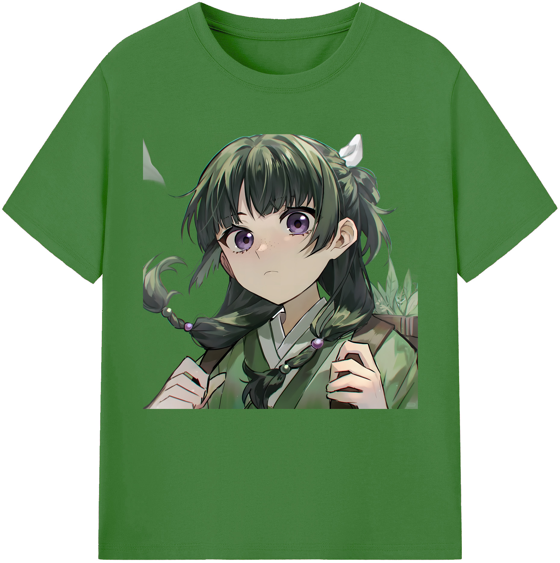 （画像用） 薬屋のひとりごと The Apothecary Diaries レディースカジュアルプリントTシャツ（綿100％）